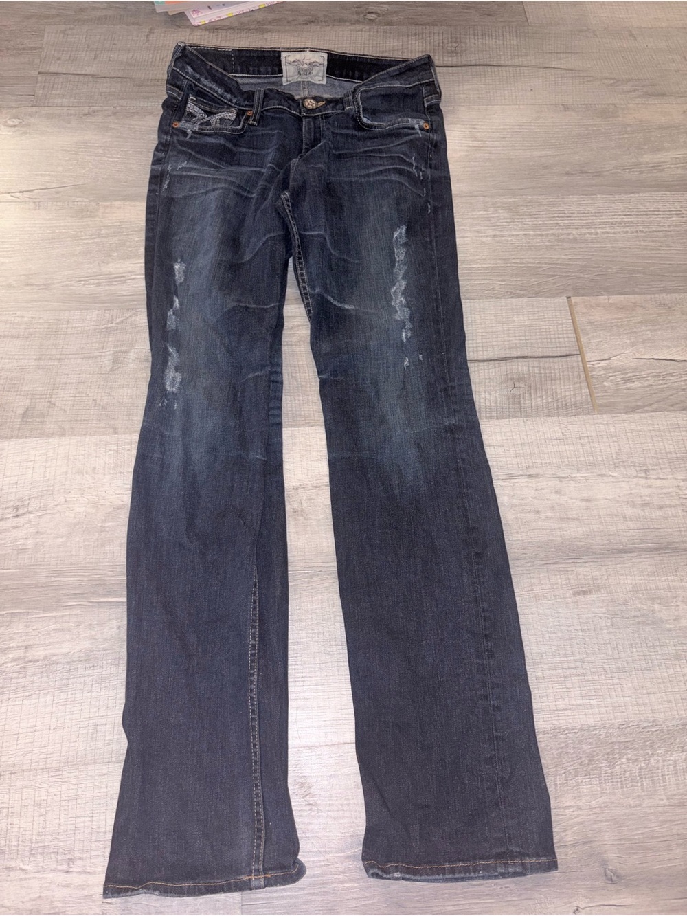 Big Star legendary blue jeans Nina Jeans distressed western cowboy denim casual